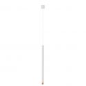 Pendul tubular stil minimalist QI Bianco / Rose Gold 50