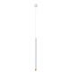 Pendule, Lustre suspendate - Pendul tubular stil minimalist QI Bianco / Rose Gold 50