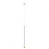 Pendul tubular stil minimalist QI Bianco / Rose Gold 50