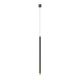 Pendul tubular stil minimalist QI Nero / Gold 60