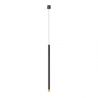 Pendul tubular stil minimalist QI Nero / Gold 60