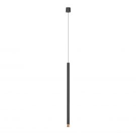 Pendule, Lustre suspendate - Pendul tubular stil minimalist QI Nero / Rose Gold 60