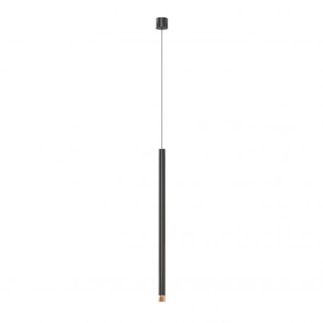 Pendule, Lustre suspendate - Pendul tubular stil minimalist QI Nero / Rose Gold 60