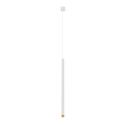 Pendul tubular stil minimalist QI Bianco / Gold 60