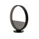 Veioze - Lampa de masa LUX, neagra design circular LED Textured Glass