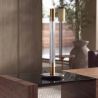 Lampa de masa LUX, LED Glass and porcelain marble