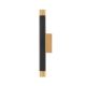 Aplica de perete stil minimalist Q Parette Nero / Gold