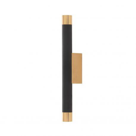 Aplice, corpuri de iluminat pentru pereti - Aplica de perete stil minimalist Q Parette Nero / Gold