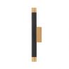 Aplica de perete stil minimalist Q Parette Nero / Gold