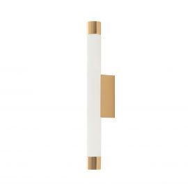 Aplice, corpuri de iluminat pentru pereti - Aplica de perete stil minimalist Q Parette Bianco / Gold