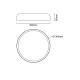 Plafoniere - Plafoniera LED CCT design circular Cedrone PL Nero 30