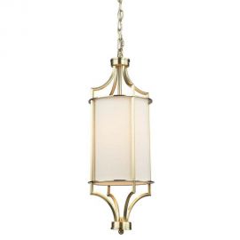 Pendule, Lustre suspendate - Pendul, Lustra suspendata diametru 20cm, Lunga Auriu Satinat
