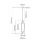Pendule, Lustre suspendate - Pendul, Lustra suspendata diametru 20cm, Lunga Auriu-Negru