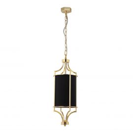 Pendule, Lustre suspendate - Pendul, Lustra suspendata diametru 20cm, Lunga Auriu-Negru