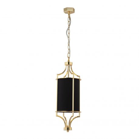 Pendule, Lustre suspendate - Pendul, Lustra suspendata diametru 20cm, Lunga Auriu-Negru