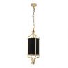 Pendul, Lustra suspendata diametru 20cm, Lunga Auriu-Negru
