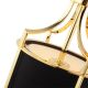 Pendule, Lustre suspendate - Pendul, Lustra suspendata diametru 20cm, Lunga Auriu-Negru