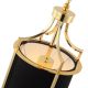 Pendule, Lustre suspendate - Pendul, Lustra suspendata diametru 20cm, Lunga Auriu-Negru