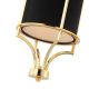 Pendule, Lustre suspendate - Pendul, Lustra suspendata diametru 20cm, Lunga Auriu-Negru