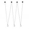 Lustra tip spider cu 3 pendule suspendate Movo III