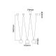 Pendule, Lustre suspendate - Lustra tip spider cu 3 pendule suspendate Movo III