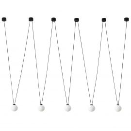Pendule, Lustre suspendate - Lustra tip spider cu 5 pendule suspendate Movo V