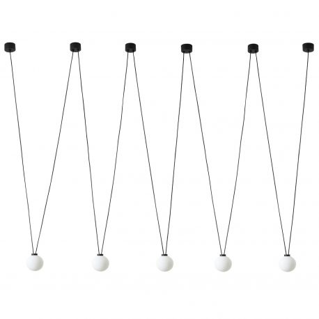 Pendule, Lustre suspendate - Lustra tip spider cu 5 pendule suspendate Movo V