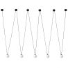 Lustra tip spider cu 5 pendule suspendate Movo V