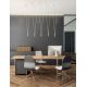 Pendule, Lustre suspendate - Lustra tip spider cu 3 pendule suspendate Viva III Alb