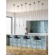 Pendule, Lustre suspendate - Lustra tip spider cu 3 pendule suspendate Viva III Negru