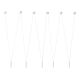 Pendule, Lustre suspendate - Lustra tip spider cu 5 pendule suspendate Viva III Alb