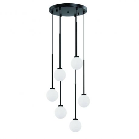 Pendule, Lustre suspendate - Lustra cu 6 pendule pentru tavane inalte, hol, casa scarii Ota VI