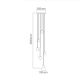 Pendule, Lustre suspendate - Lustra cu 6 pendule pentru tavane inalte, hol, casa scarii Ota VI