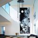 Pendule, Lustre suspendate - Lustra cu 6 pendule pentru tavane inalte, hol, casa scarii Ota VI