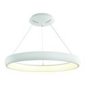 Lustra circulara LED 4000K, diametru 61cm, Rotto alb