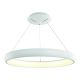 Pendule, Lustre suspendate - Lustra circulara LED 4000K, diametru 61cm, Rotto alb