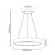 Pendule, Lustre suspendate - Lustra circulara LED 4000K, diametru 61cm, Rotto alb