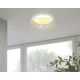 Lustre aplicate - Lustra aplicata tavan diametru 76cm, metal alb Forina