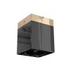 Spot aplicat tavan patrat Cubo Nero Gold