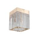 Spot aplicat tavan patrat Cubo Claro Gold