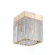 Plafoniere cu spoturi, Spoturi aplicate - Spot aplicat tavan patrat Cubo Claro Gold