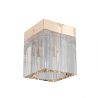 Spot aplicat tavan patrat Cubo Claro Gold