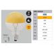 Becuri E27 - Bec LED decorativ G95 GOLD E27 4W 2700K