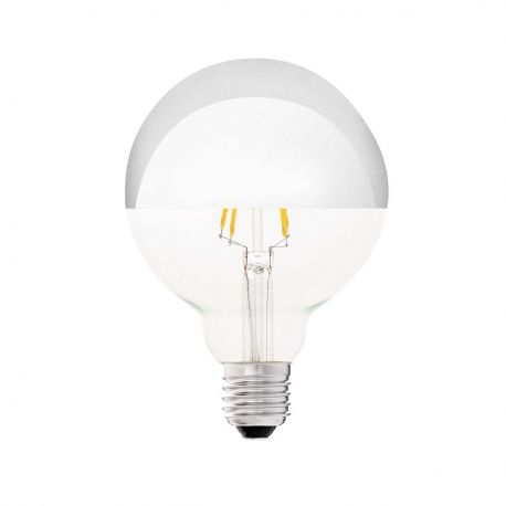 Becuri E27 - Bec LED decorativ G95 MIRROR E27 4W 2700K