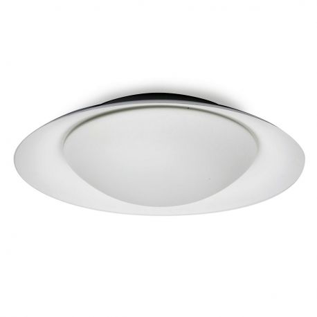 Plafoniere - Plafoniera LED moderna SIDE 450 17W alba