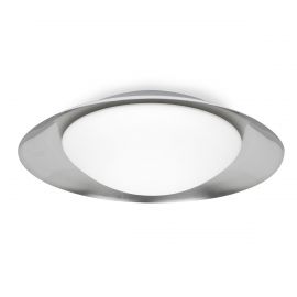 Plafoniere - Plafoniera LED moderna SIDE 450 17W alb/nickel