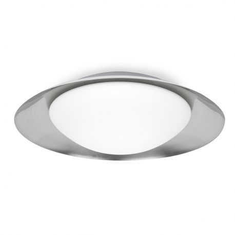 Plafoniere - Plafoniera LED moderna SIDE 450 17W alb/nickel