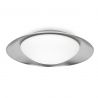 Plafoniera LED moderna SIDE 450 17W alb/nickel
