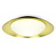 Plafoniere - Plafoniera LED moderna SIDE 450 17W negru/auriu