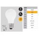 Becuri E27 - Bec LED STANDARD MATT E27 7W 2700K